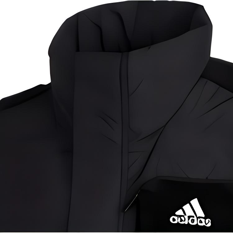 Adidas Solid Color Stand Collar Zippers Brand Logo Print Vest Teenagers H45048