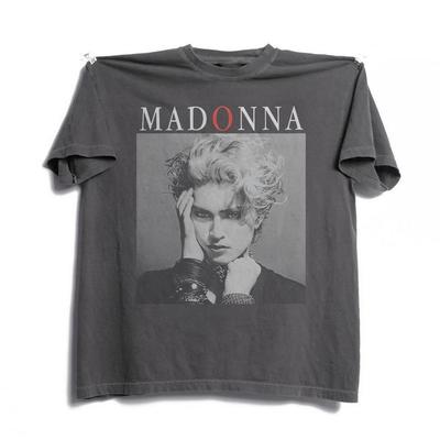 Madonna Vintage Portrait TShirt Unisex Charcoal Tshirt Size S5XL Unisex T-Shirt