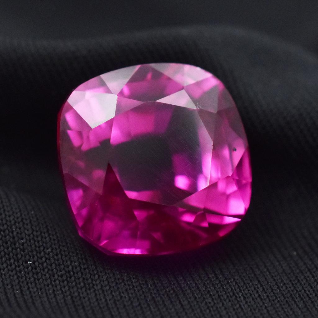 Natural Pink Sapphire Loose Gemstone 18-20 ct Square Cushion Treated September Birthday Birthstone