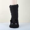 Women's Thicker Warm Fuzzy Socks Plush Warm Winter Socks for Sleep Home,Soft Cozy Socks Cartoon Doll Ankle Crew Socks