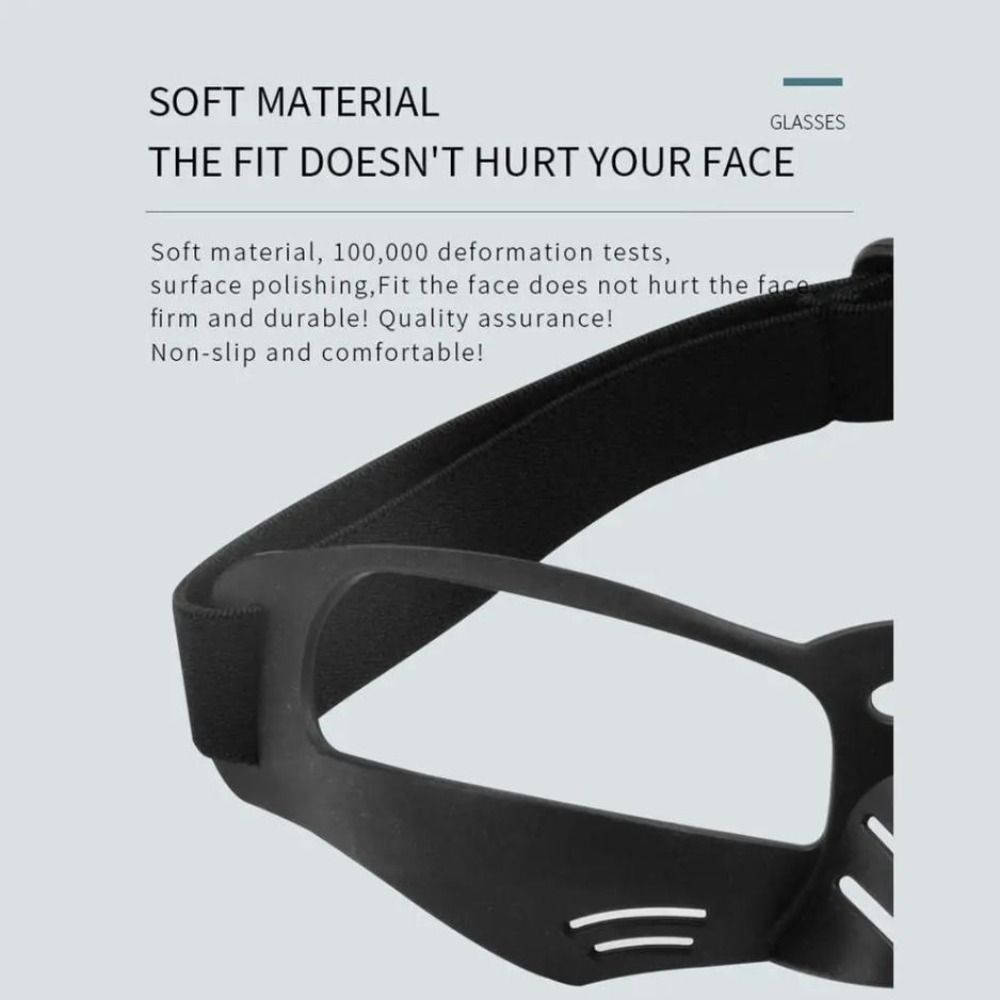 Verstellbare Trainingsbrille Anti-Verbiegen Kopf Basketball Dribbelbrille Jugendwettkämpfe