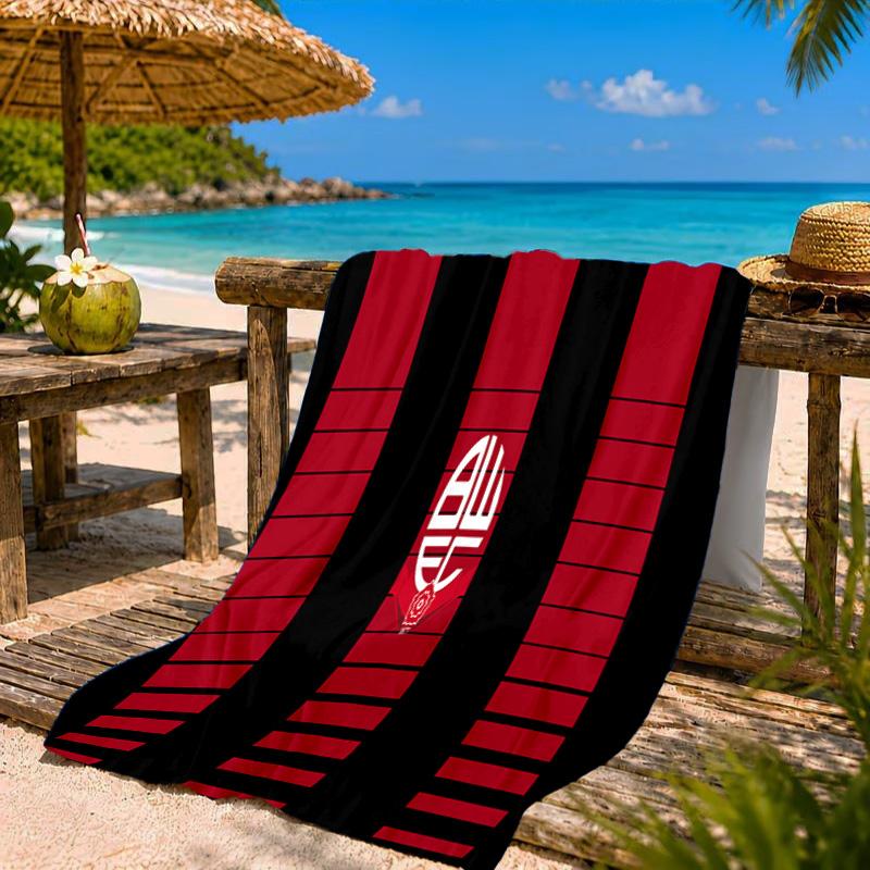 Bolton Wanderers Crest Design Beach Towel Microfiber Beach Towel, Lightweight and Quick-Dry, for Summer Travel, Swimming Pool Fan Birthday Gift