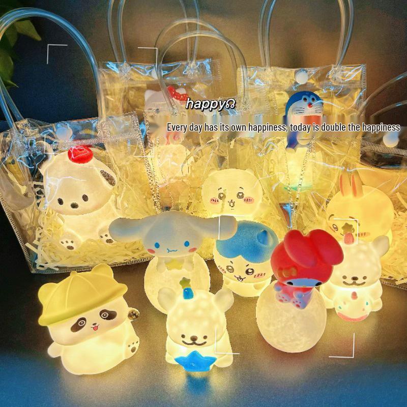 Cute Cartoon Night Light - Mid-Autumn Souvenir Toy, Popular Street Stall Item