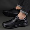 Genuine Leather Men's Shoes Handmade Men Casual Footwear High Quality Mens Business Slip on Shoes New Male Comfortable Flats