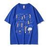 Ich mag dieses Rock T-Shirt nicht Lustiges Marcus The Worm Meme T-Shirt Unisex Damen Lässig Übergroß Vintage Baumwolle Kurzarm T-Shirts