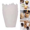 Pack of 50 Convenient Liners Food Grade Wrapper Greaseproof Cupcake Wrapper Natural Paper Liners