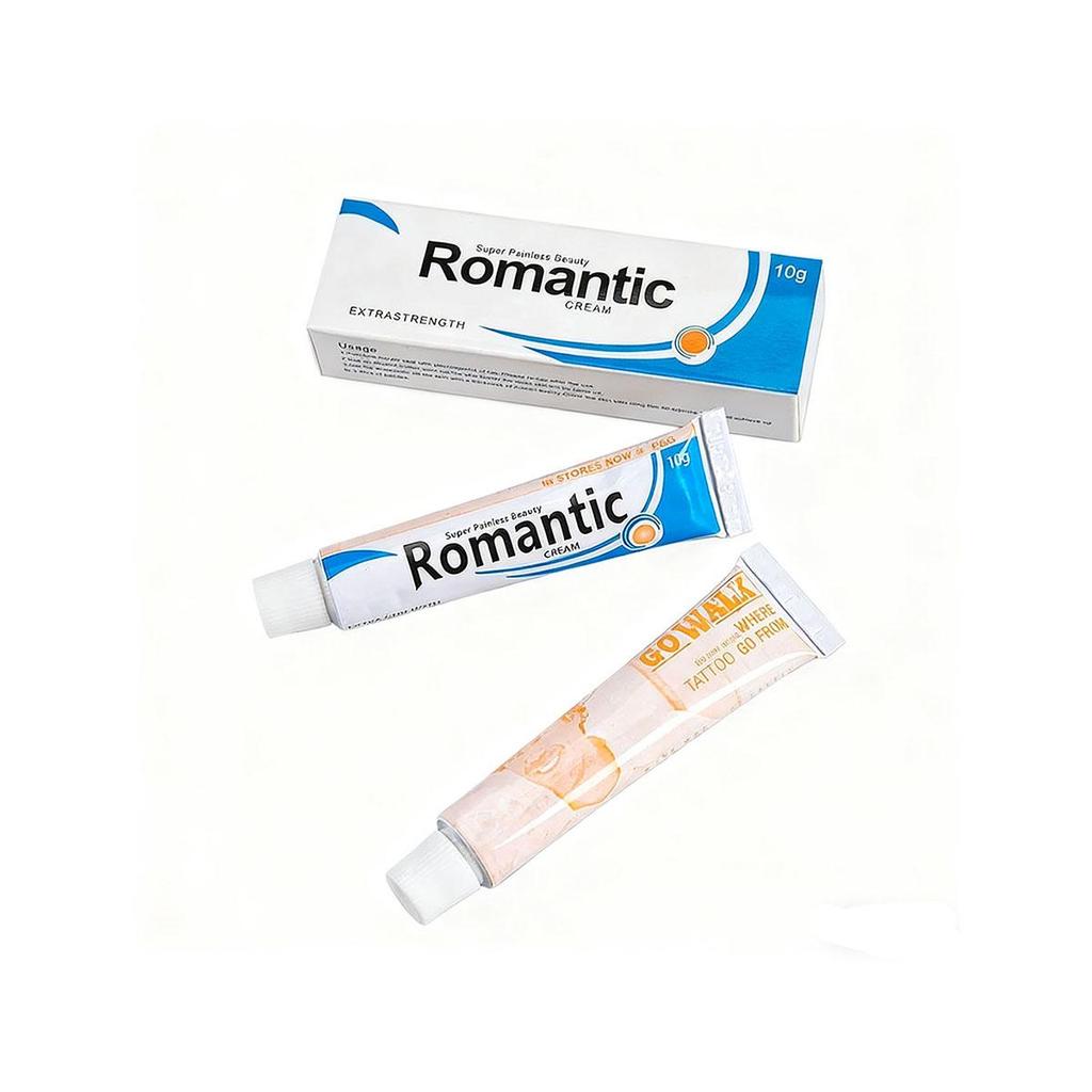 10g Tattoo Anesthetic Fast Skin Numbing RomanticWHITE Cream   Semi Permanent