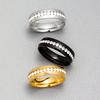 Fashionable Single Row Rings, European and American Hand-made Trinkets