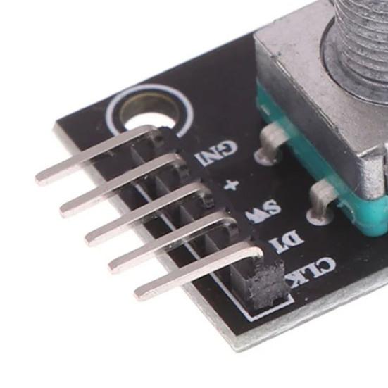 360 Degree Rotary Encoder Module KY-040 Brick Sensor Switch Module Development Board with Knob Cap Compatible for Arduino for Raspberry Pi