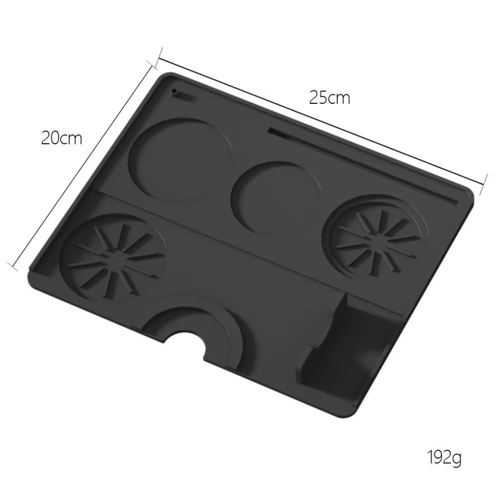 

Waterproof Silicone Tray Multi-Purpose Fruits Vegetables Drain Pad New Insulation Protection Pad tamper mat black