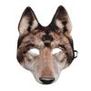 Party Props Halloween Werewolf Mask Husky Animal Half Face Mask Creative Tiger EVA Mask  Carnival
