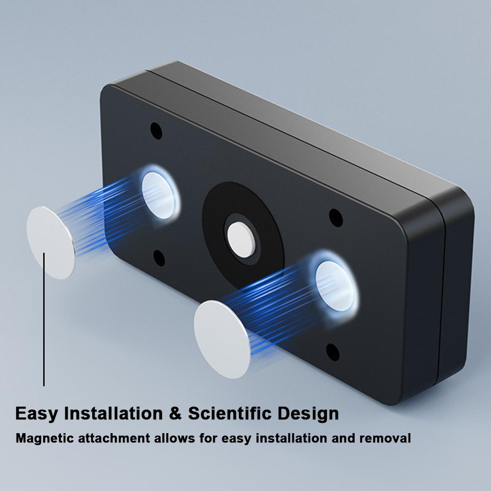 Aquarium-Temperaturmessgerät, hochpräzises Aquarium-Thermometer mit großem LCD-Display und Alarm