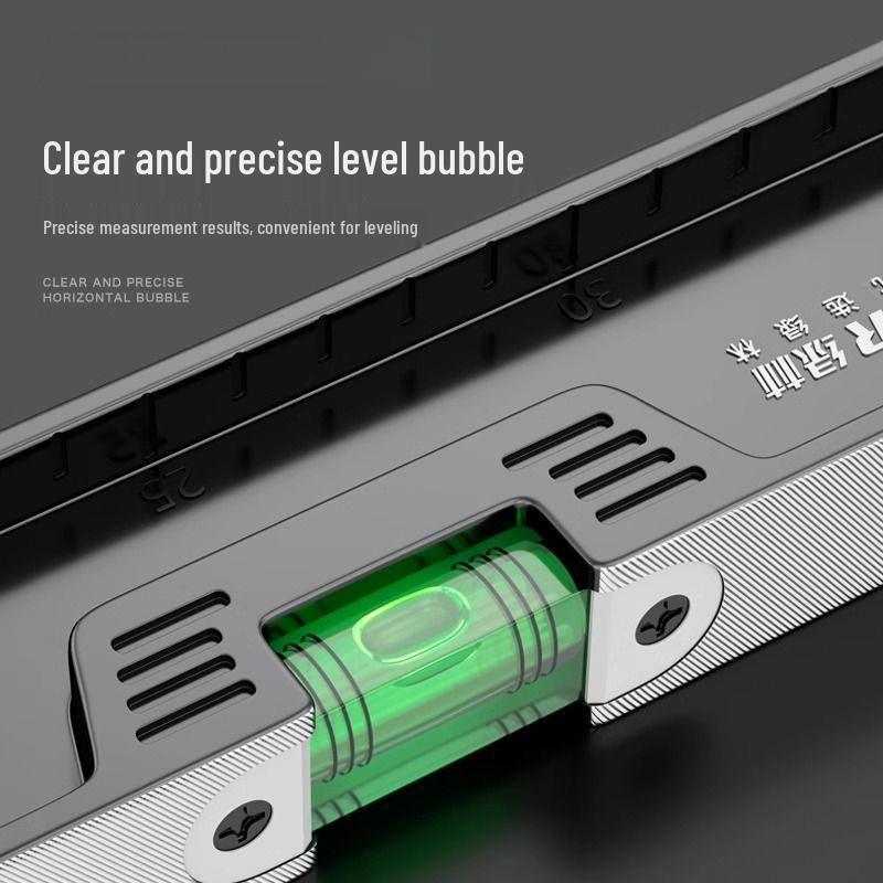 Small High Precision Aluminum Alloy Magnetic Spirit Level for Home Decoration