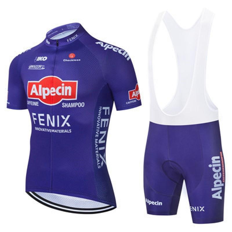 Mens Cycling Jersey Set Short Sleeve Breathable Road Bike Apparel Outdoor Sport Wear
