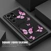 Pink Butterfly Phone Case For Samsung Galaxy S26 Ultra Cases S25 FE S24 S23 S21 Ultra S20 S24 FE S22 S26 Plus 5G Black Cover
