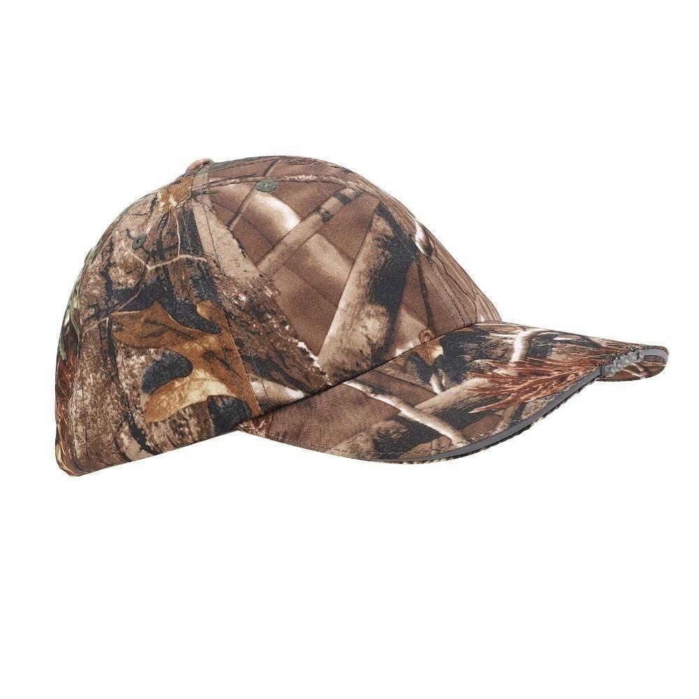 Прочная легкая светодиодная бейсболка с регулируемым ремешком Snapback, светодиодная шляпа, хлопковая светящаяся шляпа, освещение для походов камуфляжный