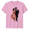 RoUnisextic Couple Illustration Unisex TShirt Graphic Tee