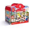 Hape Portable Station Set E3877 Kids Playset with Accessories and Storage
