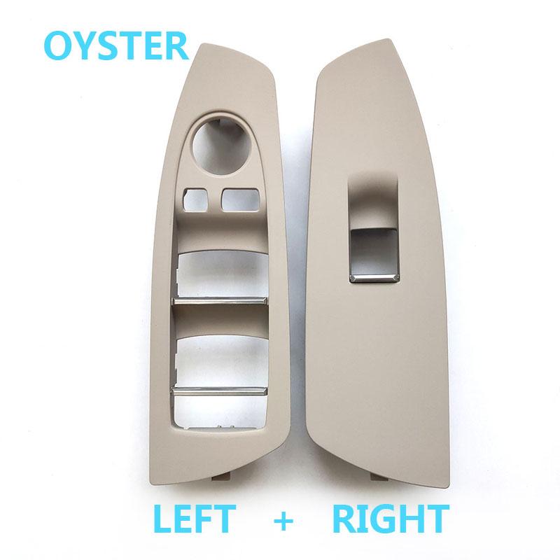 Front Interior Door Window Control Switch Outer Frame Panel Trim For BMW 7 Series F01 F02 730 735 740 745 750