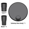Round Car Cup Holder Tray Multifunctional Vehicle Cup Holder Side Table  Car Cup Tray