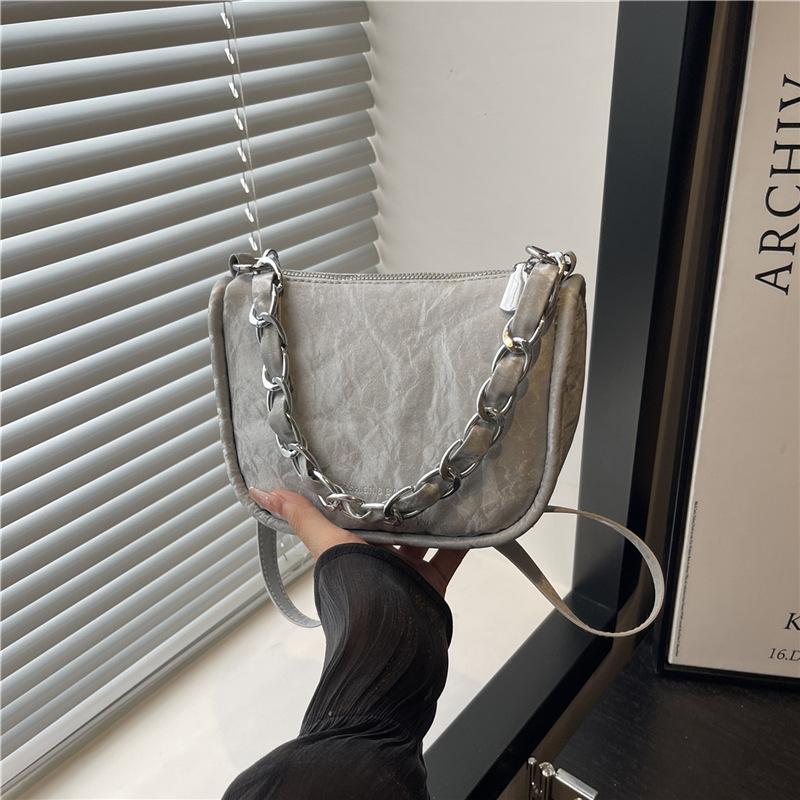 High-end Niche Bag, Fashionable Crossbody Bag, Single-shoulder Saddle Bag