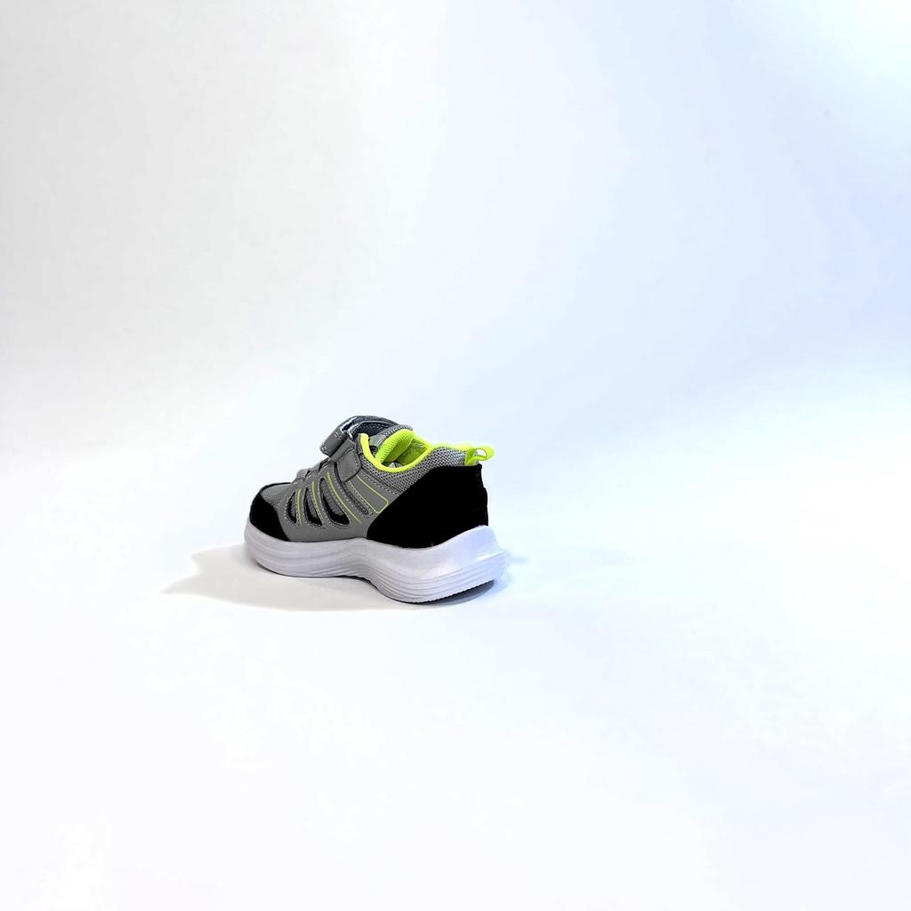Jump 29183 Grey-Yellow, Velcro, Very Light Baby Sports Shoes