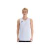 Asics Logo Print V-Neck Sleeveless T-Shirt Unisex tops White 2031D725-100