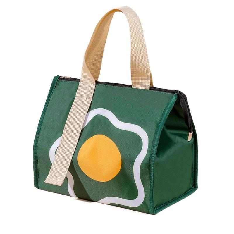 Portable Cartoon Lunch Bags for Office Students Convenient Thermal Insulation Lunchbox Bag Fresh Cooler Pouch Food Bento Contain