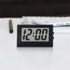 1Pcs Time Display Mini Triangle Clock Silent Desktop Electronic Clock  For Home Bedroom Office Car