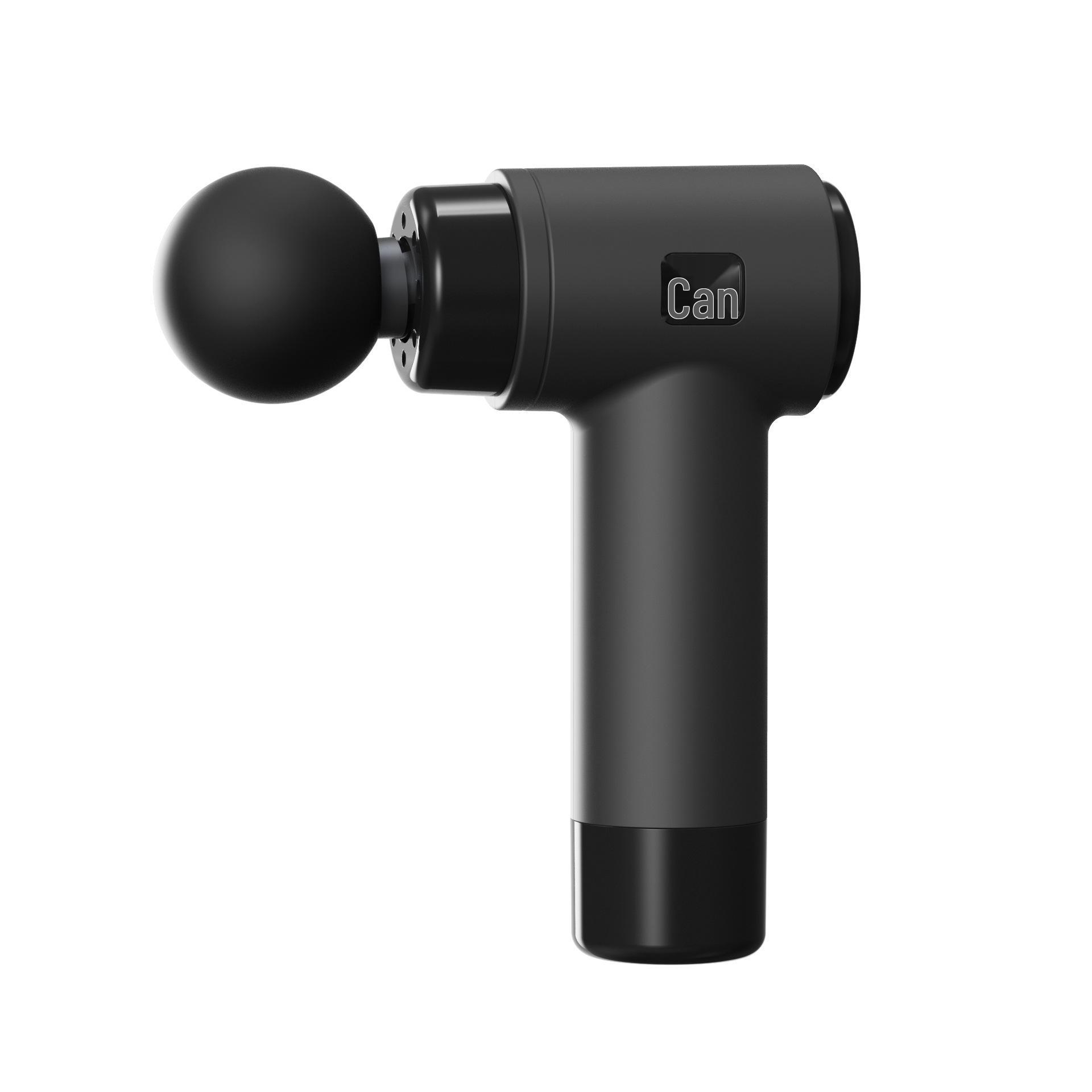 

Мини фасциальный массажный пистолет: Бесшумный, многофункциональный миорелаксант с модифицированной головкой для профессиональной терапии шеи и фитнеса чёрный