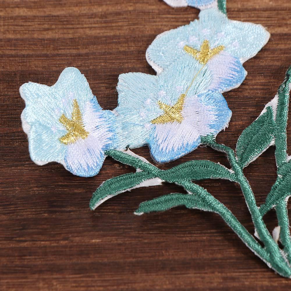 Iron on Clothing Applique Elegant Clothes Patches Flower Embroidered Patches  Sewing