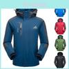Waterproof Windproof Men Warm Coat With Detachable Hood And Adjustable Cuffs For Winter