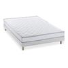 Pack prêt à dormir Matelas 140x190 cm + Sommier + Couette + 2 oreillers 60x60 cm - Mousse 14 cm - Ferme - DEKO DREAM TOP