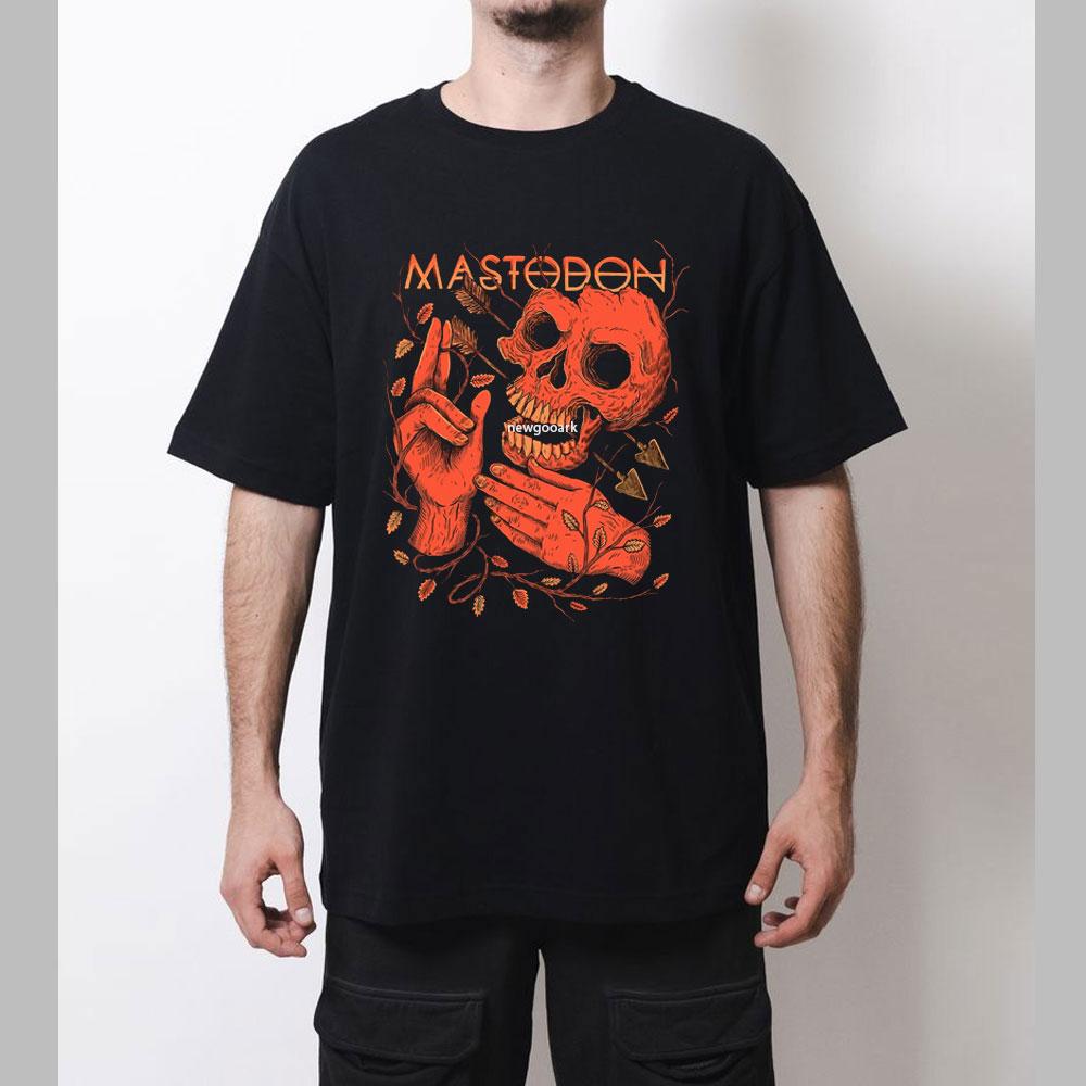 Vintage Mastodons Heavy Metal Band T SHIRT Short Sleeve Unisex TShirt Concert TShirt Short Sleeve Men Women Summer Cotton Tee