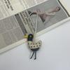 Creative Dazed Duck Bag Pendant Fashion Brand Design Cartoon Trendy Keychains Exquisite Versatile High-quality Suitcase Pendants