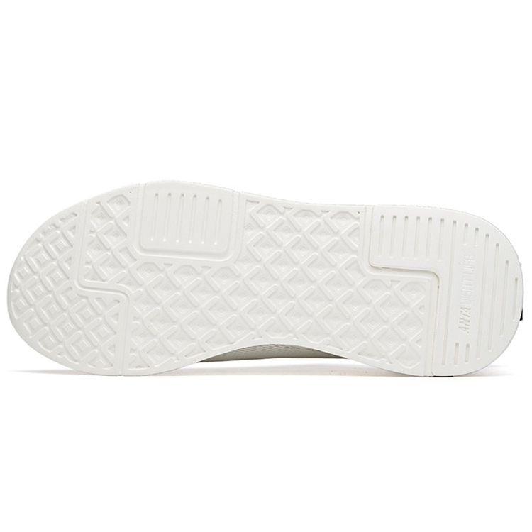 Anta Mesh Casual Non-Slip Wear-Resistant Breathable Shock Absorbing Low-Top Running Shoes Men Sneaker Ivory-White 912128829-2