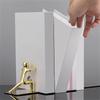 Multifunctional Book End Metal Book Stoppers Desk Bookshelf Practical Book Holders Shelf Decorative Bookends for Office