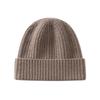 Thickened Wool Ribbed Cuff Cashmere Knit Hat - Warm and In Stock