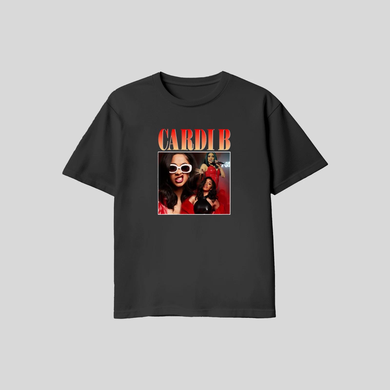 Unisex Adult Casual Graphic Cardi B Tribute T Shirt XL L M Gildan T... M