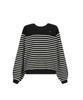 SWEET SOUP Striped Loose Fit Emblem Sweater (Wbalkf1)