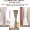 4PCS Curtain Ties, Curtain Rope Tiebacks with Big Woven Double Ball Hand Woven Tie Back Curtain Tie Backs for Curtains for Curtain Decorative Home