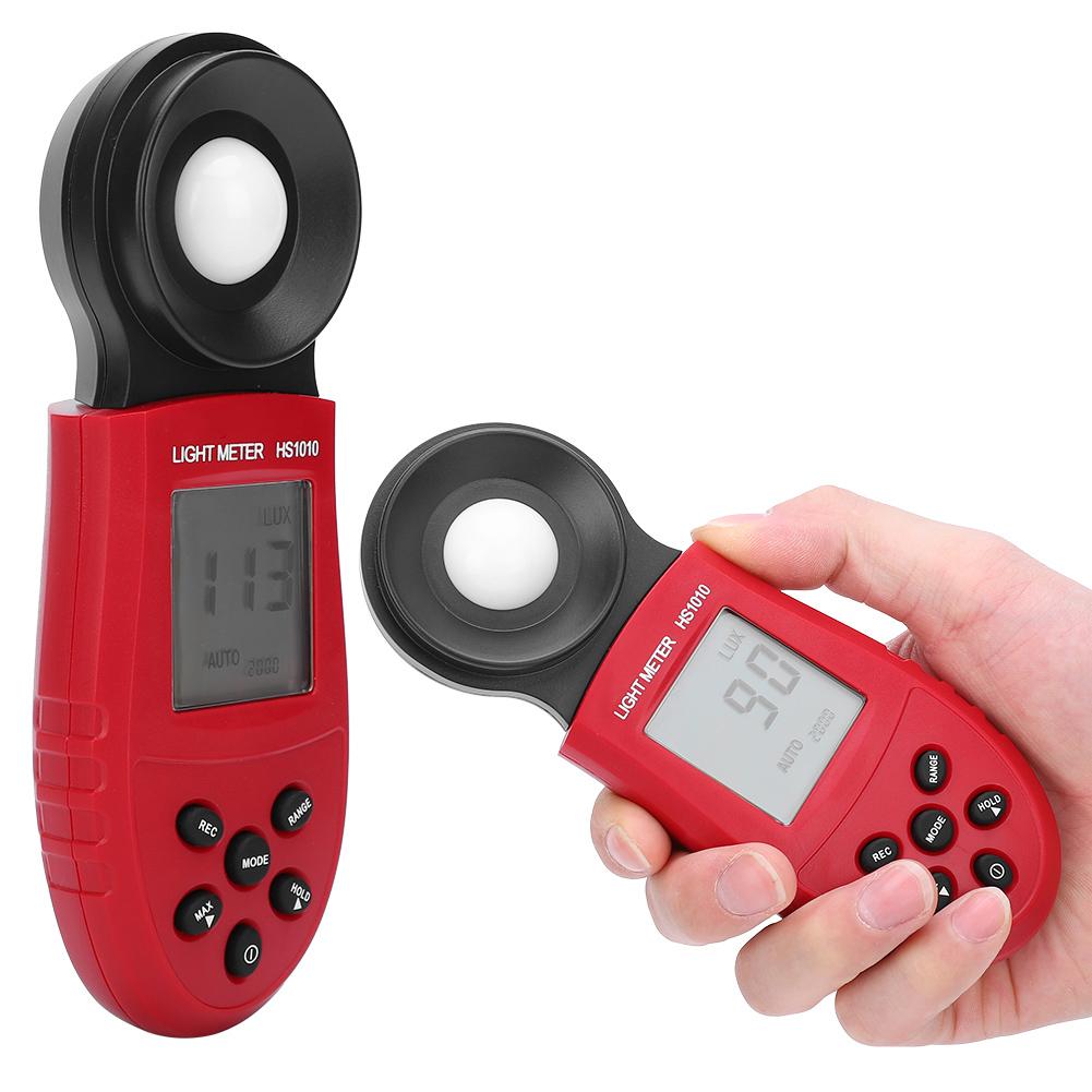 HS1010 Handheld Light Meter Digital Display Electric Illuminometer for Home Office