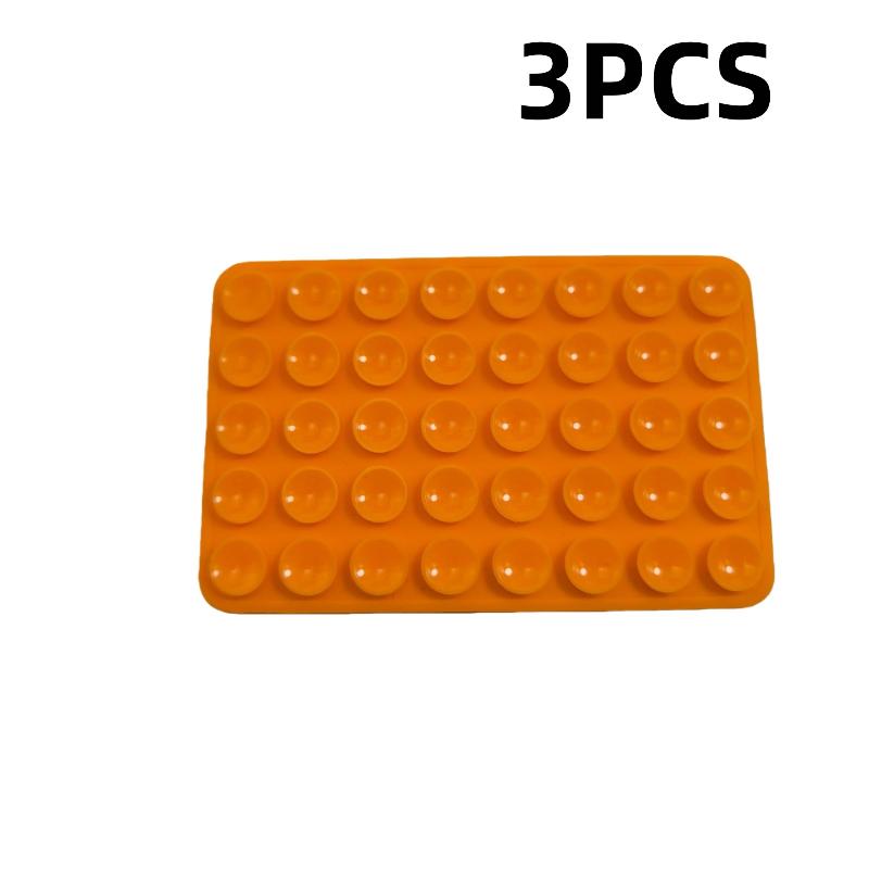 1/3Pcs Mobile Phone Silicone Sucker Pad Double Sided 40 Suction Cup Phone Holder Detachable Anti-slip Fixture