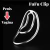 Sissy Metal Fufu Clip Chastity Device Male Penis Trainingsclip Cock Cage Dick Ring Adult BDSM Bondage Sexy Toys for Man Gay 18+