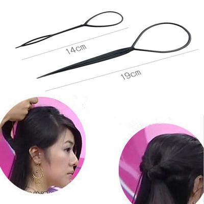 2 Pcs Bag Women Hair Accessory Synchronized Pull Hair Pin Wear