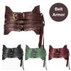 Corsé Renacentista Medieval Cinturón Ancho Armadura Guerrero Caballero Vikingo Cinturón Steampunk Pirata Larp Cosplay Disfraz Para Mujeres Hombres