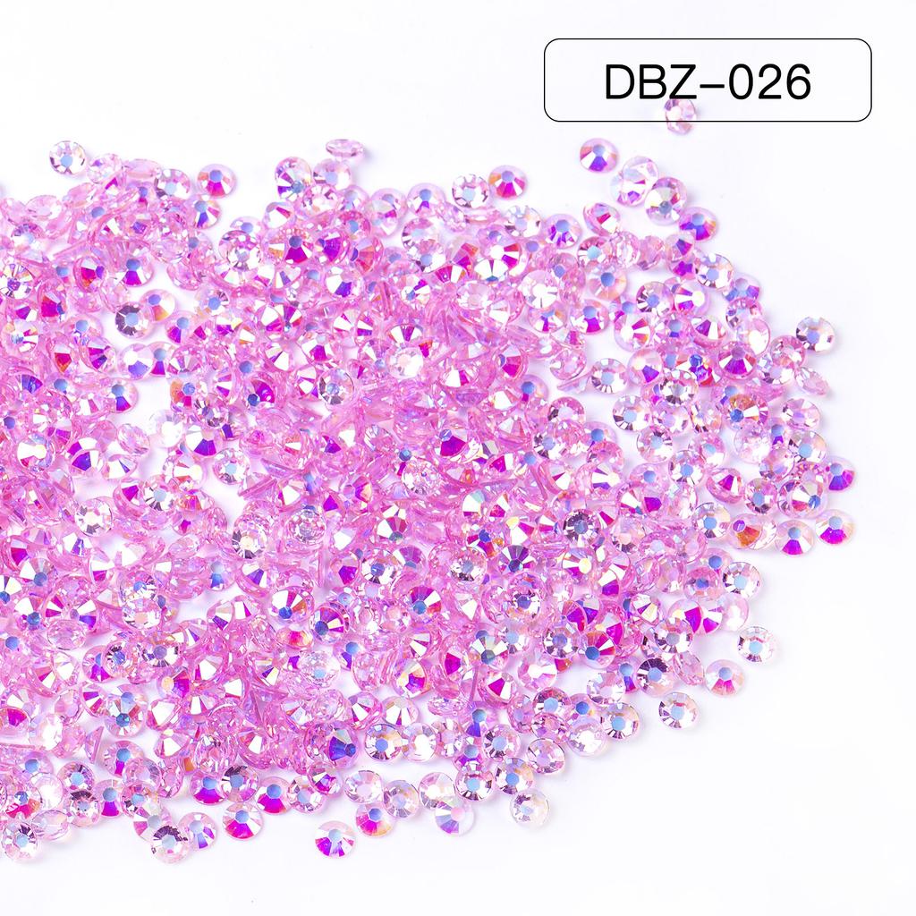 Transparent Symphony Violent Bear Resin Flat Bottom Sticker Diamond Glazed Beads Loose Beads Diy Material Pack Jewelry Accessories