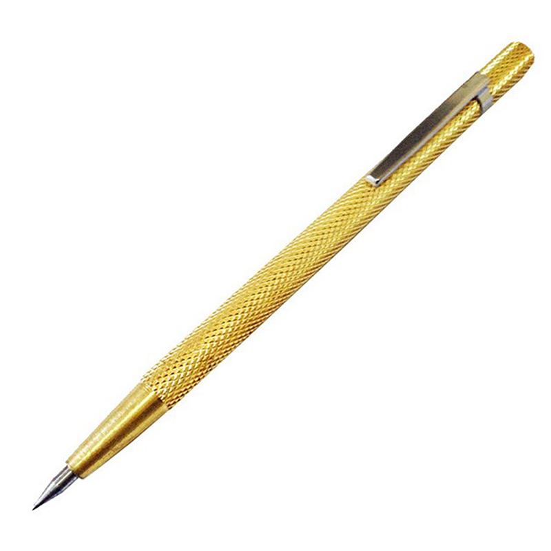 1Pc Alloy Tungsten Steel Tip Double End Sharp Scriber Pen Ceramics Glass Shell