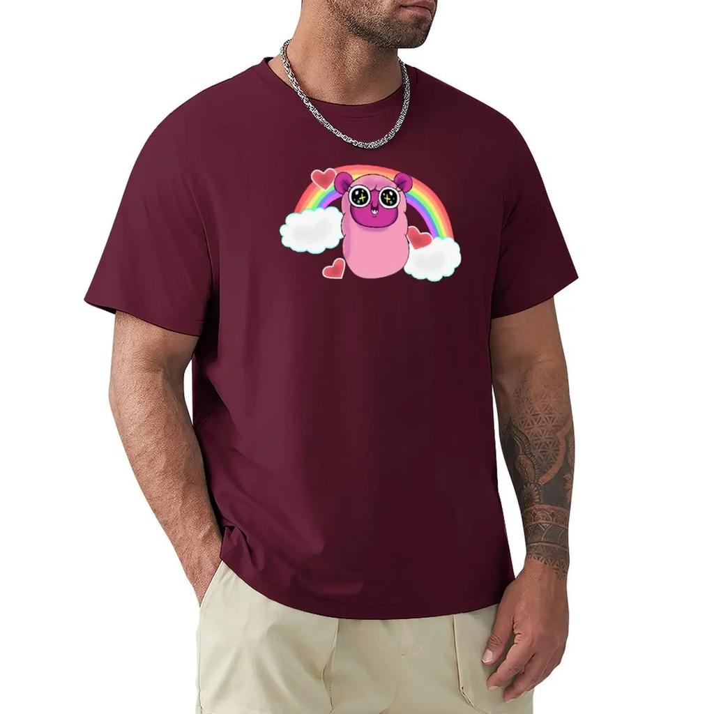 Wammawink plain rainbow T-Shirt tees funnys fitted t shirts for vintage Short sleeve tee graphic t-shirts funny