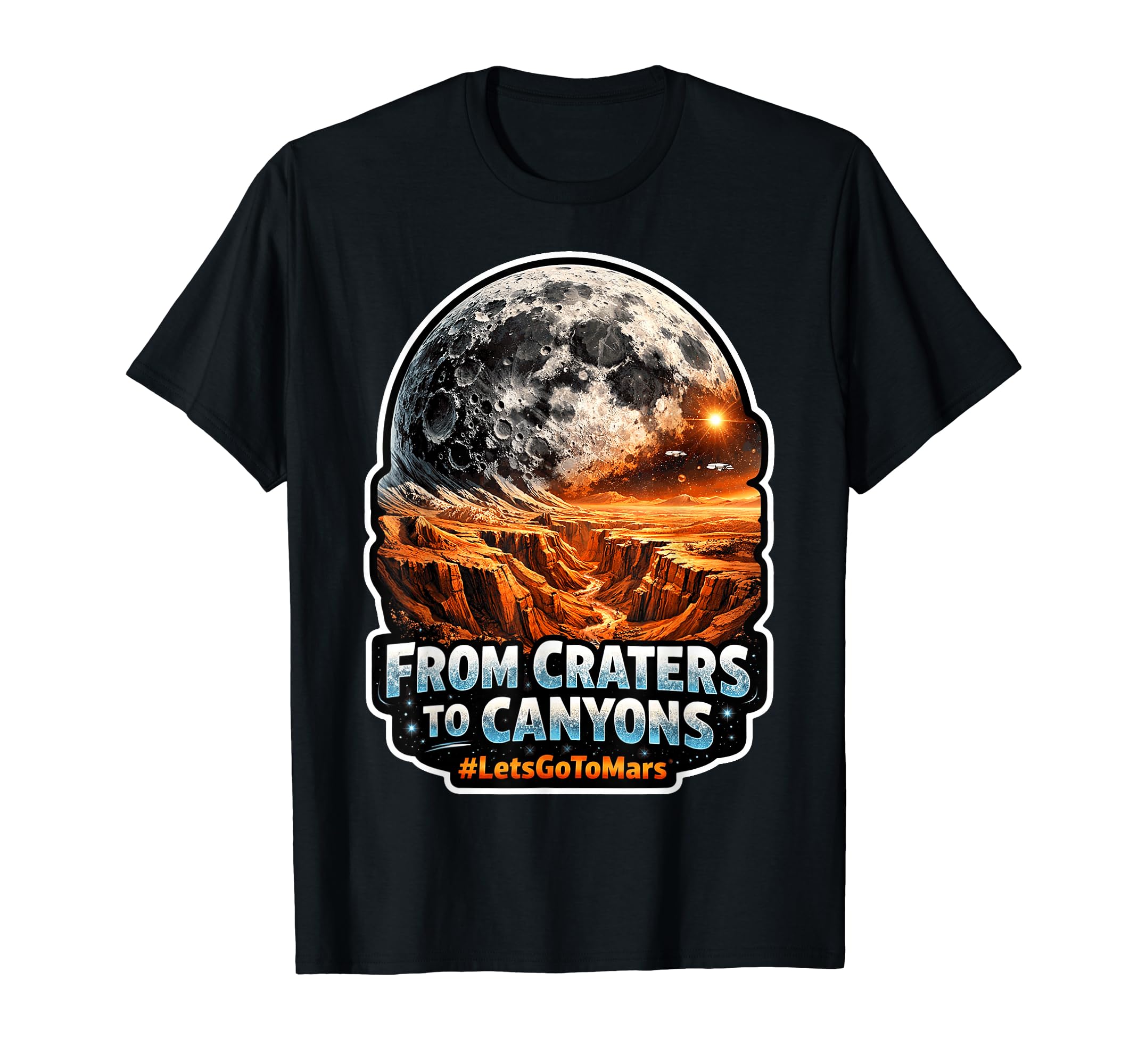 Mars Exploration Mission to Mars Red Planet T-Shirt